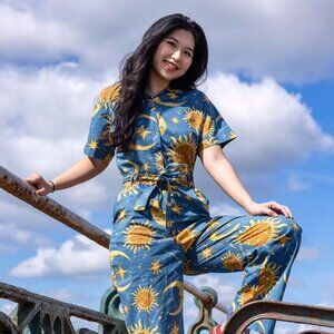 Run & Fly Celestial Sun and Moon Jumpsuit